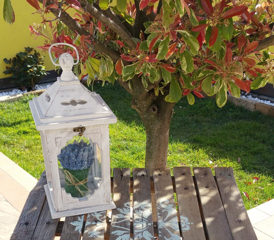 Oggetti restaurati in terrazza