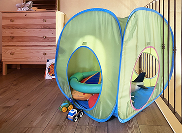 La cameretta con i giochi